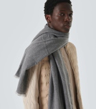 Brunello Cucinelli Herringbone cashmere scarf