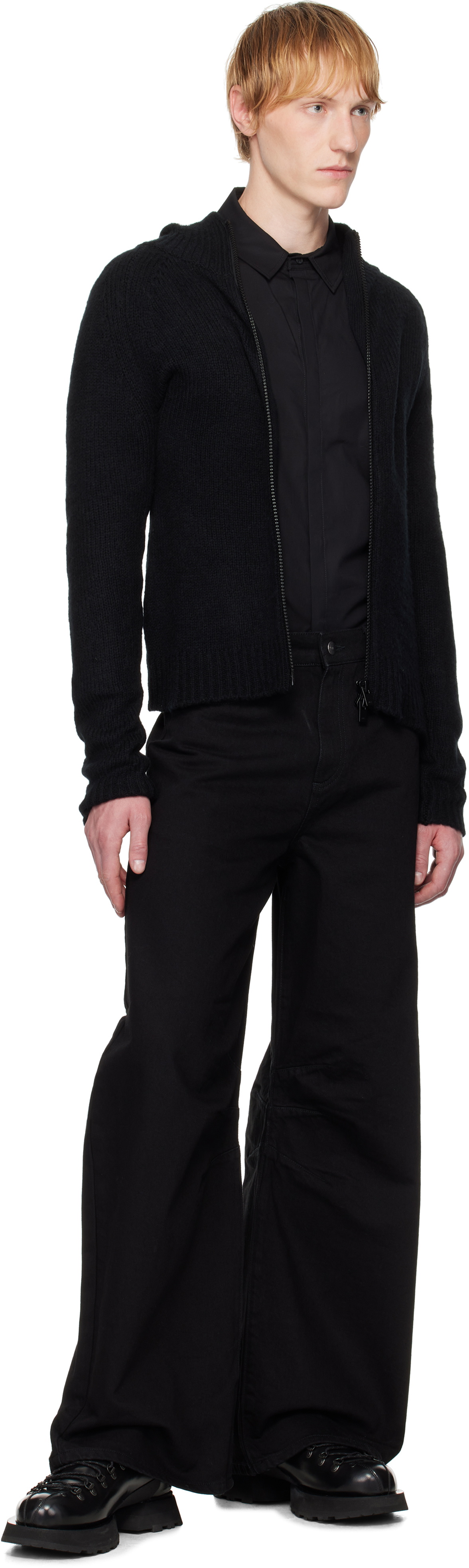 HELIOT EMIL Black Inviola Cashmere Hoodie Heliot Emil