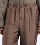 Róhe Silk straight pants