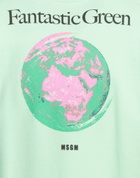 Msgm Mens Sweatshirt Light in Green