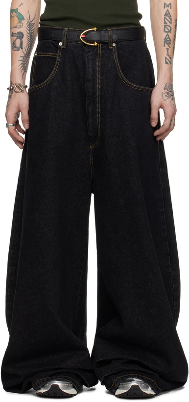 Photo: LU'U DAN Black Double XL Jeans