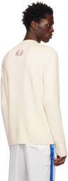 Casablanca Off-White Emblem De Cygne Sweater