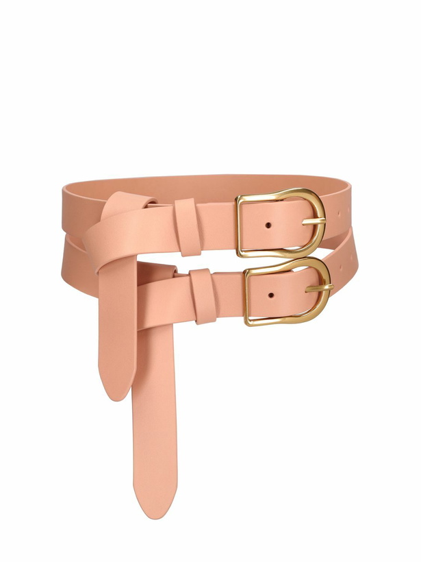 Photo: ZIMMERMANN - Lvr Exclusive Leather Double Buckle Belt