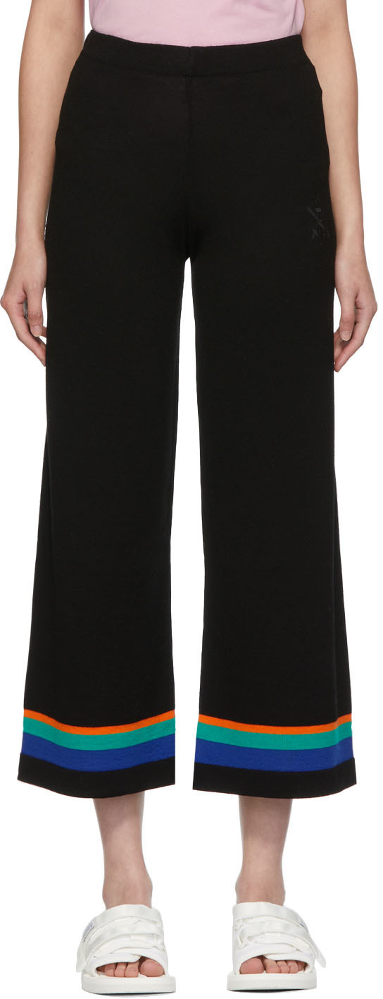 Opening Ceremony Black Crest Logo Lounge Pants