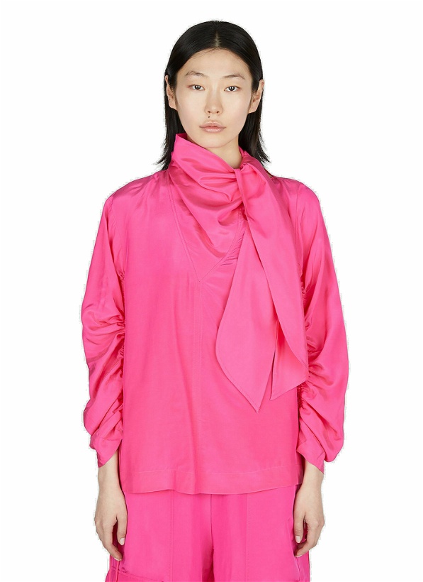 Photo: Rodebjer - Mona Drapy Blouse in Pink