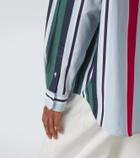 Loewe Double L striped cotton twill shirt