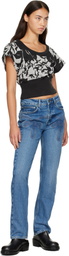 Stefan Cooke Blue Braided Jeans