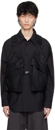 LEMAIRE Black Multi-Pocket Vest