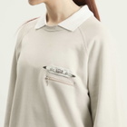 TOGA ARCHIVES Women's TOGA Polo Collar Sweatshirt in Beige