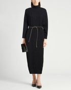 Peserico Womens Midi dress in Midnight blue
