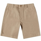 Acne Studios Men's Ringa Twill Pink Label Short in Cold Beige