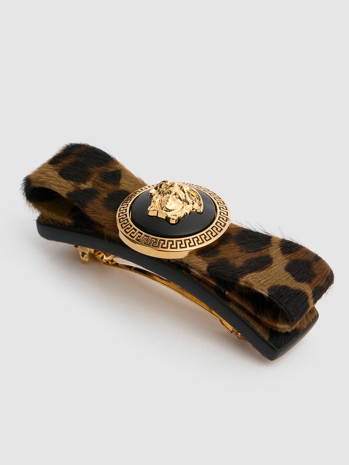 VERSACE Medusa Pony Ribbon Hair Clip Versace