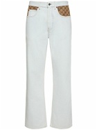 GUCCI - Gg Detail Washed Organic Cotton Jeans