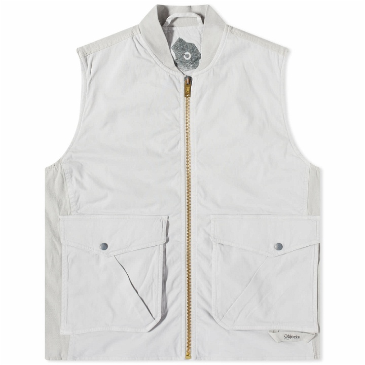Photo: Objects IV Life Men's Cargo Vest in Pale Grey