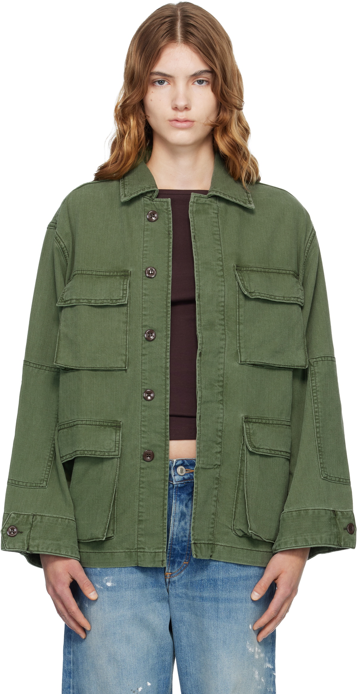JEANERICA Green Lucy Jacket