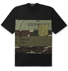 Comme des Garçons HOMME - Printed Shell and Cotton-Jersey T-Shirt - Black
