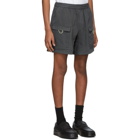 Acne Studios Grey Rosso Shorts