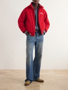 Aimé Leon Dore - Ny Highlanders Logo-Embroidered Wool-Blend Varsity Jacket - Red