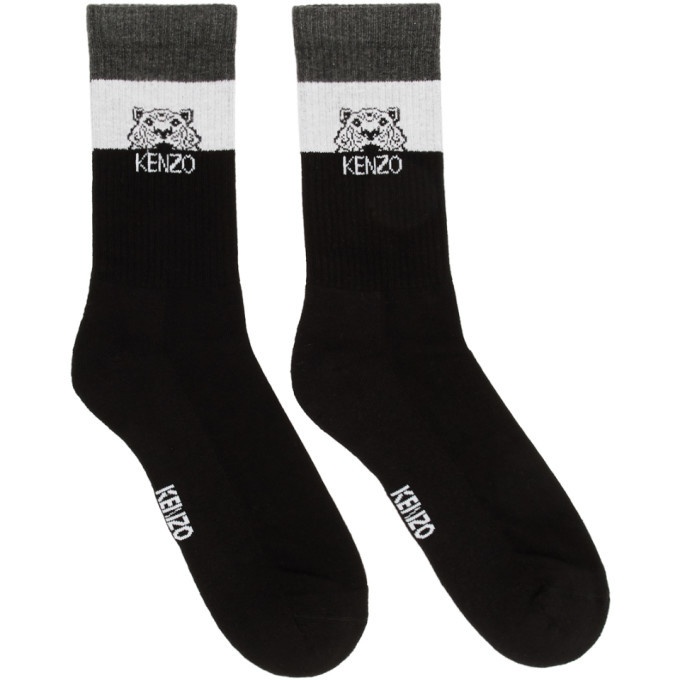 Photo: Kenzo Black Stripy Tiger Socks