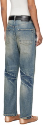 Fax Copy Express Blue Workers Jeans