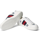 Gucci - Ace Printed Leather Sneakers - Men - White