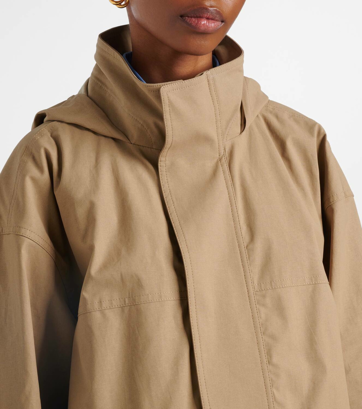 Tod's Coated cotton jacket