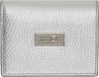 MM6 Maison Margiela Silver Numeric Bifold Wallet