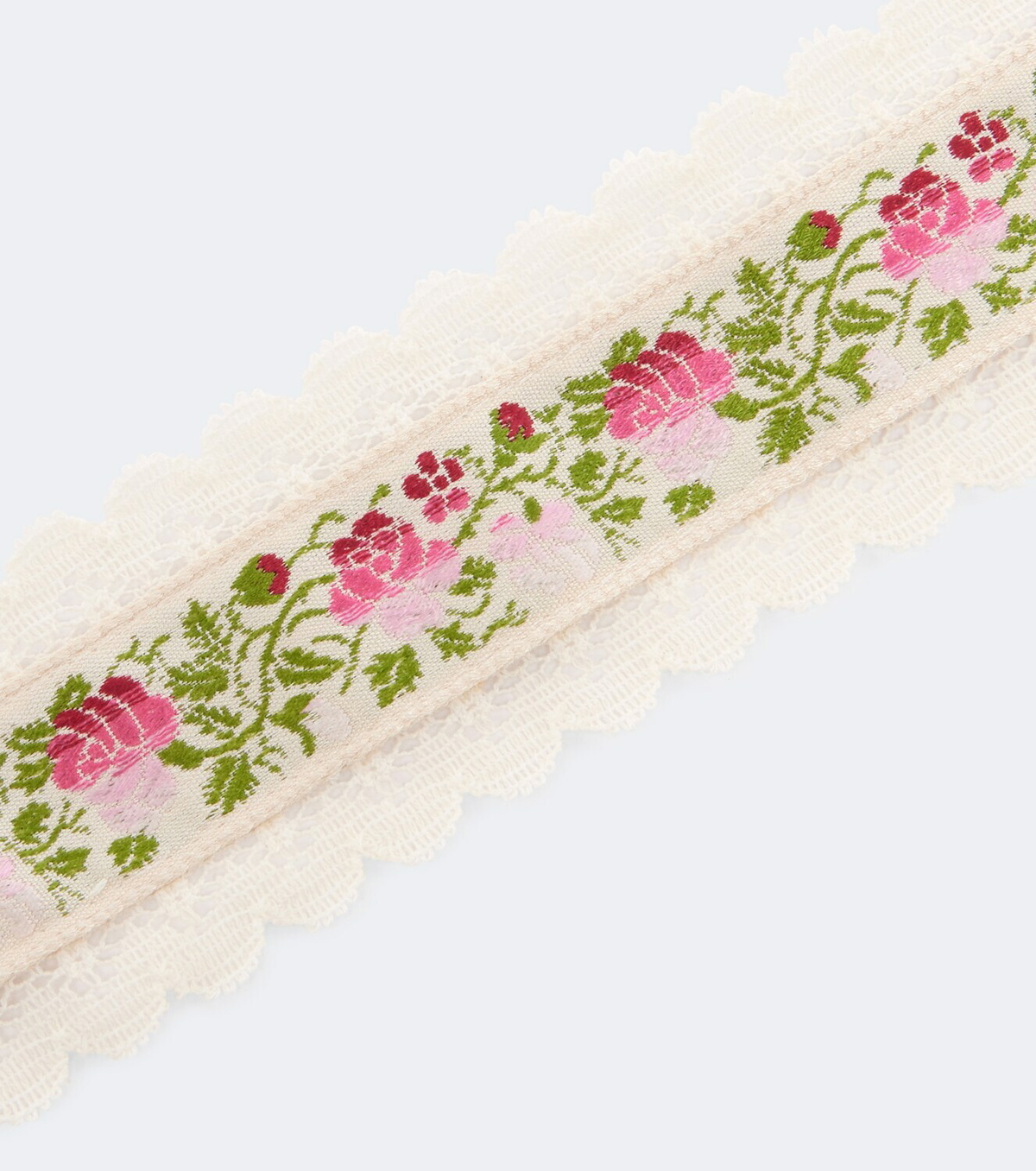 Chloé Lace-trimmed floral choker