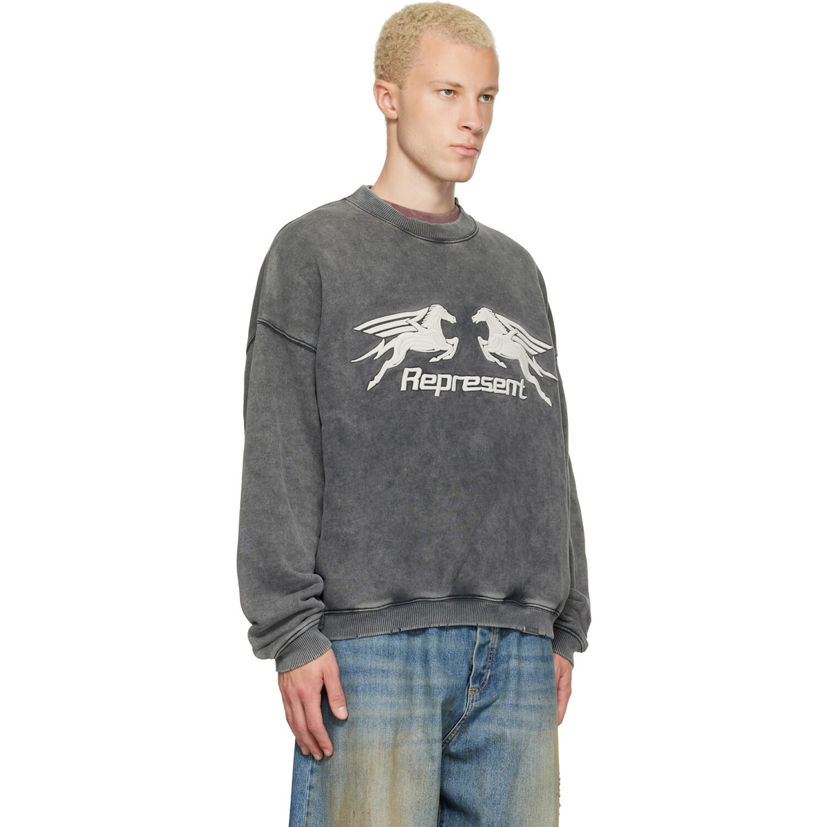 Represent Gray Pegasus Sweatshirt