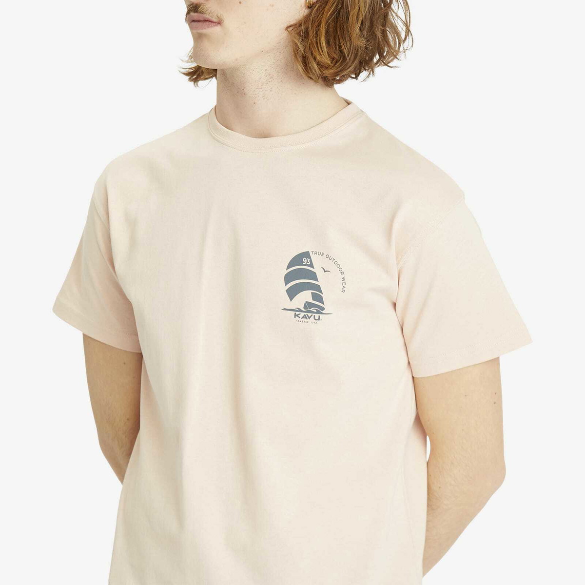 KAVU Men's Rudder T-Shirt in Frappe