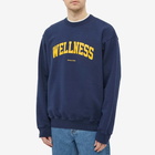 Sporty & Rich Men's Wellness Ivy Crew Sweat in Navy/Gold