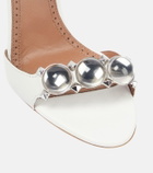 Alaïa La Bombe 110 embellished leather sandals