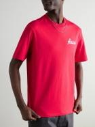 AMIRI - City Logo-Print Cotton-Jersey T-Shirt - Red