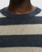 Closed Crewneck Jumper Blue/Beige Pullovers