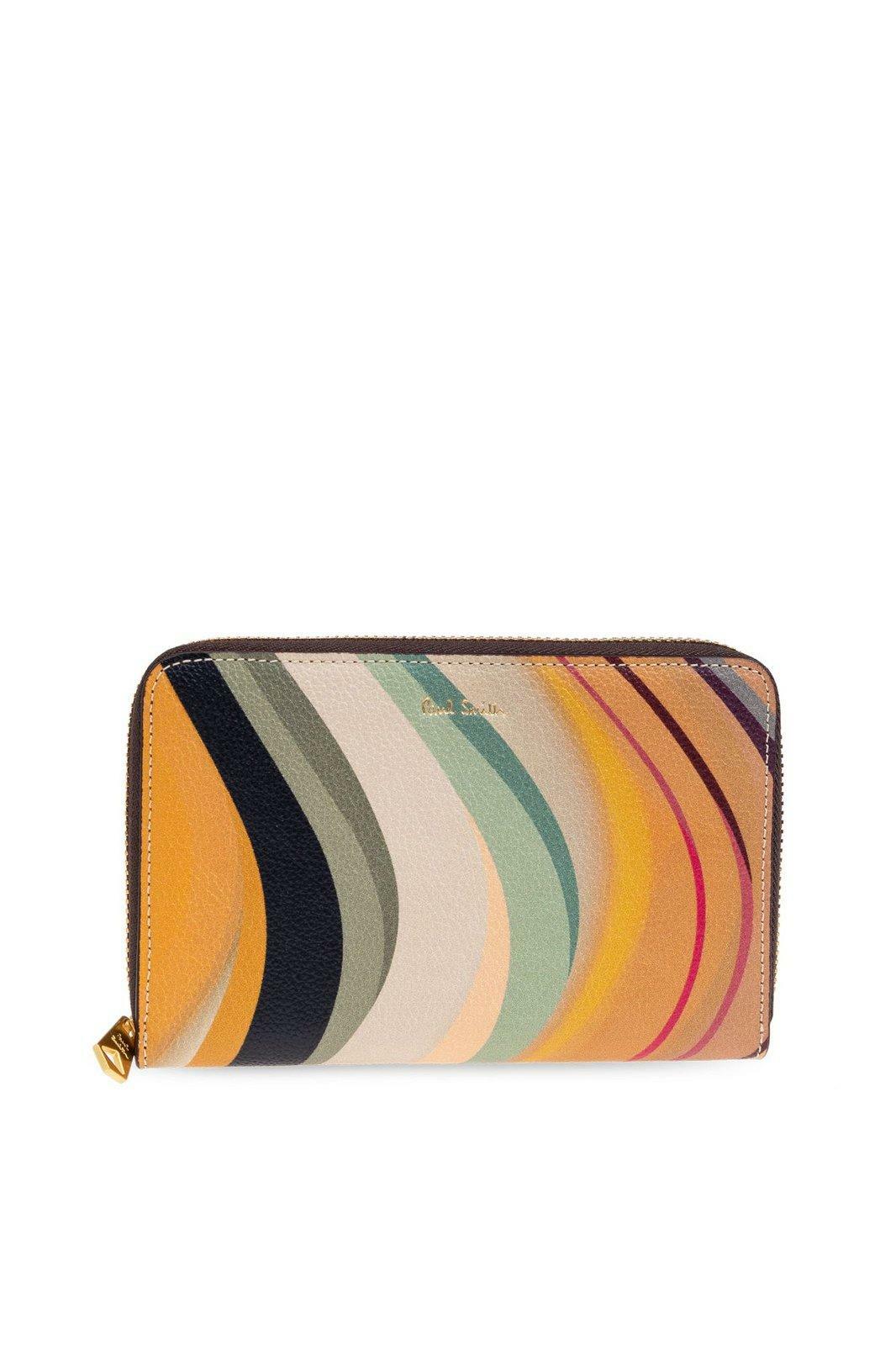 PAUL SMITH - Signature Stripe Mini Trifold Wallet Paul Smith