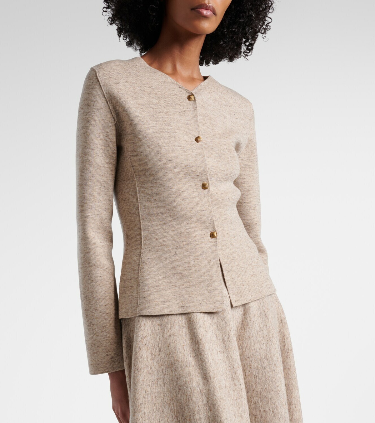 Loro Piana Willow cashmere, wool, and linen cardigan