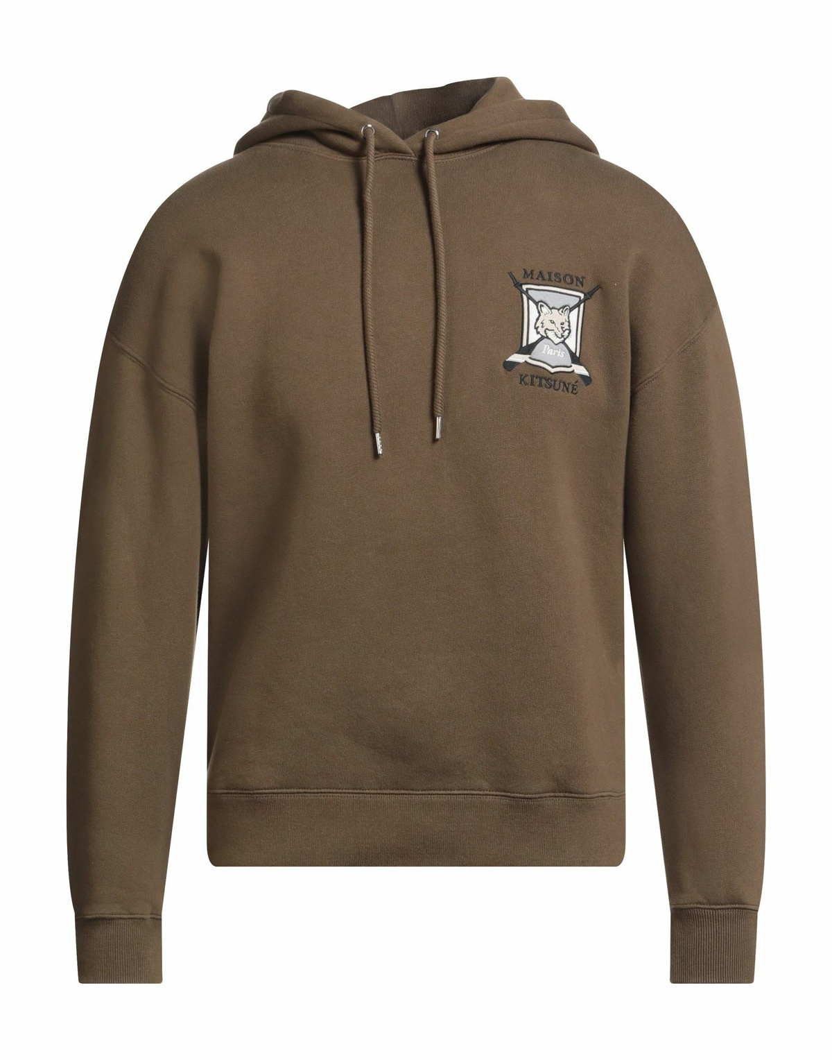 Maison Kitsuné Mens Sweatshirt in Military green