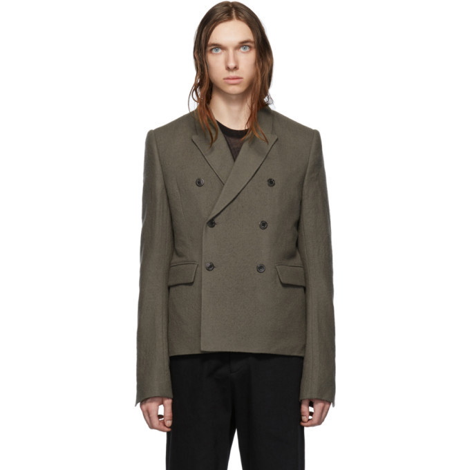 Photo: Rick Owens Grey JMF Cropped Blazer