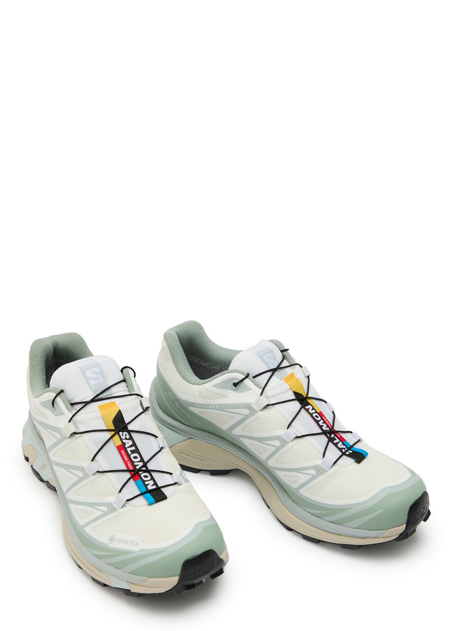 Salomon XT-6 Gtx Panelled Mesh Sneakers Grey
