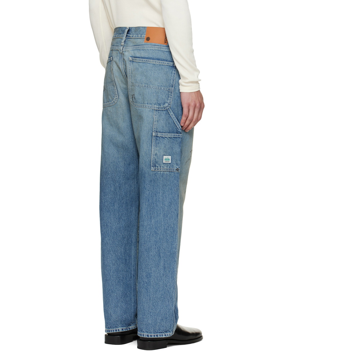 vowels Blue Painter Jeans