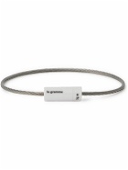 Le Gramme - 5g Brushed Ruthenium-Plated and Ceramic Bracelet - Silver