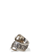 Gourmette Ring in Silver