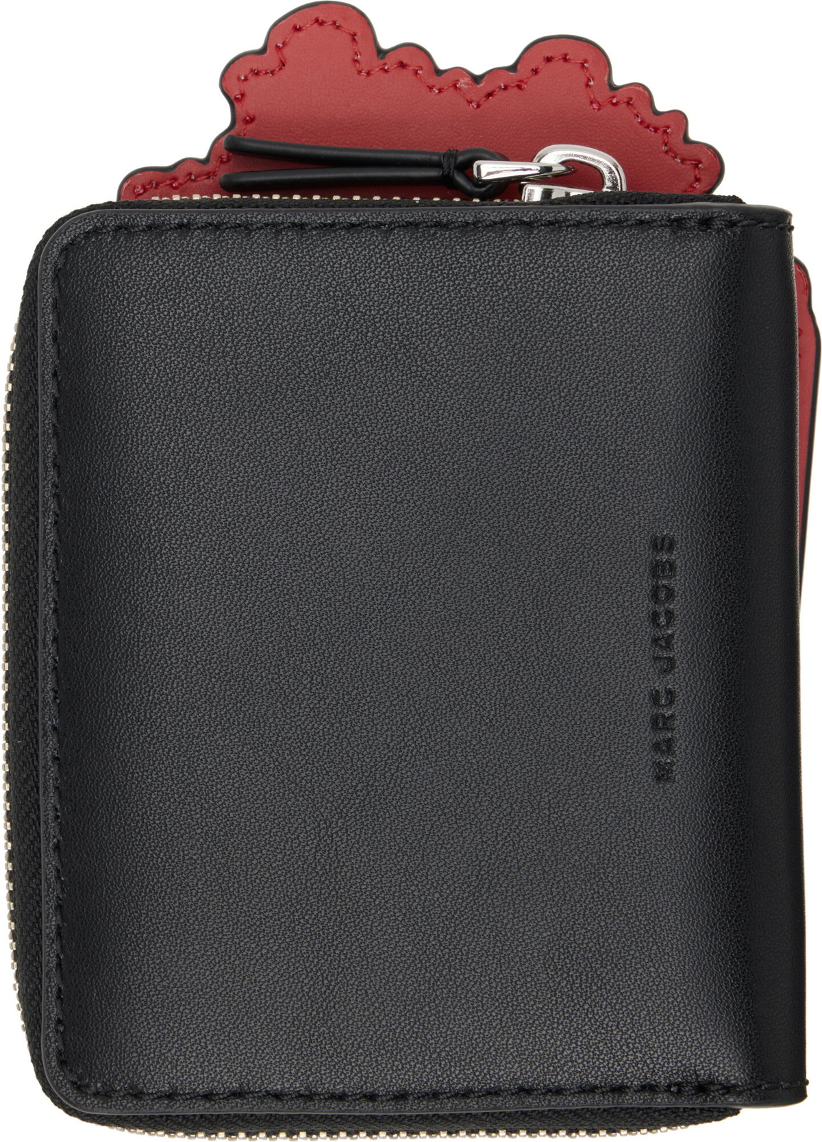 Marc Jacobs Black & Red Popcorn Slim Compact Wallet