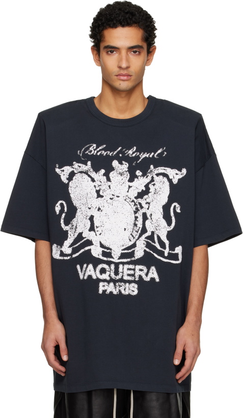 Photo: VAQUERA Black Padded Shoulder T-shirt