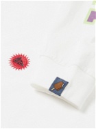 ICECREAM - Embroidered Logo-Print Cotton-Jersey T-Shirt - White