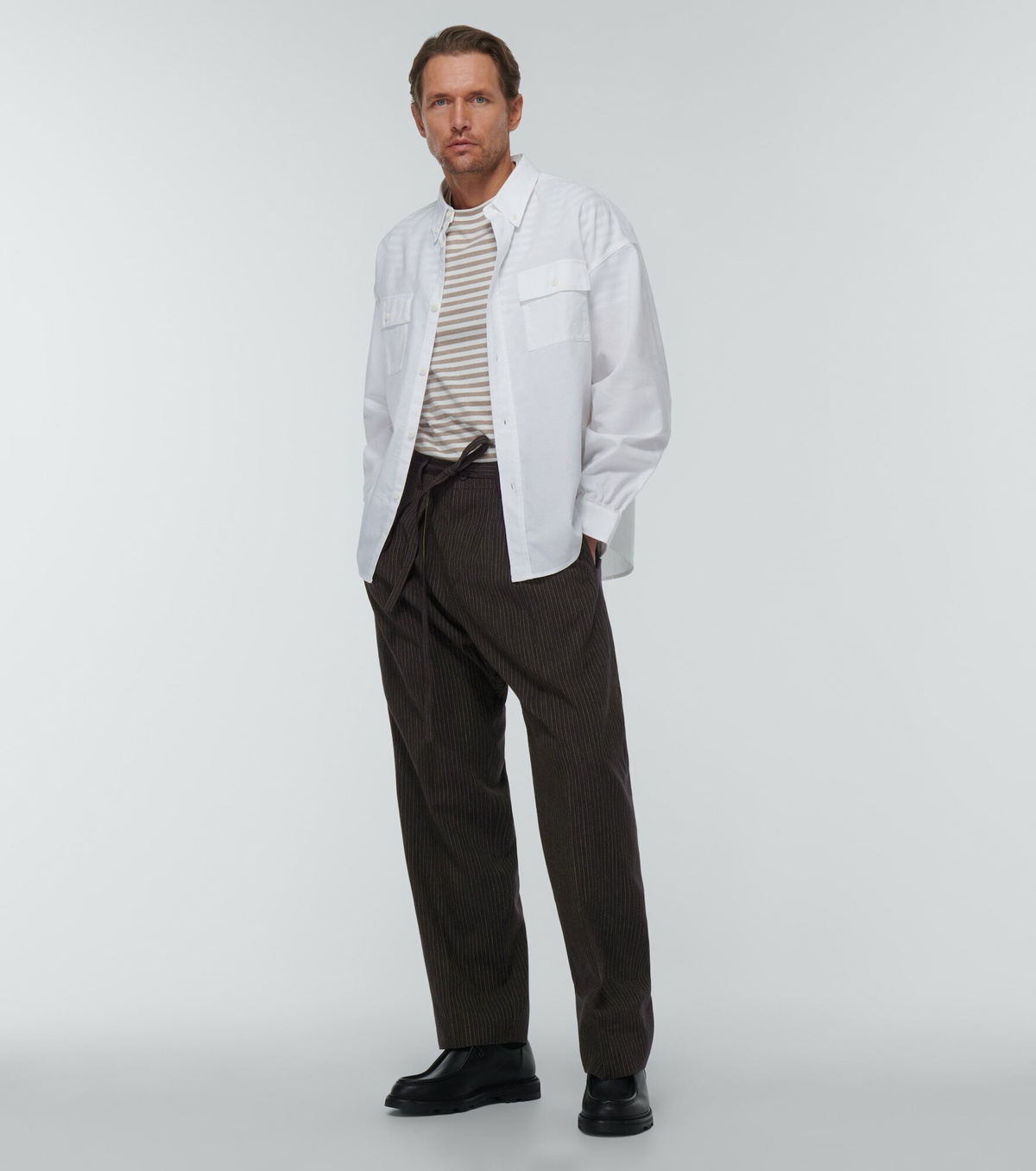 visvim ウールパンツ Visvim - Wool, linen and cotton pants Visvim