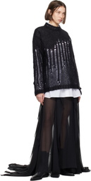 Ann Demeulemeester Black Rigmor Oversize Sweater