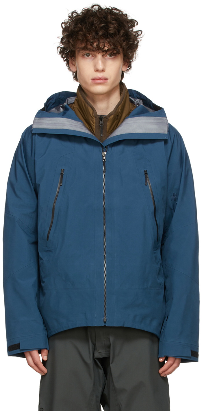 Goldwin Blue Gore-Tex Pro Jacket