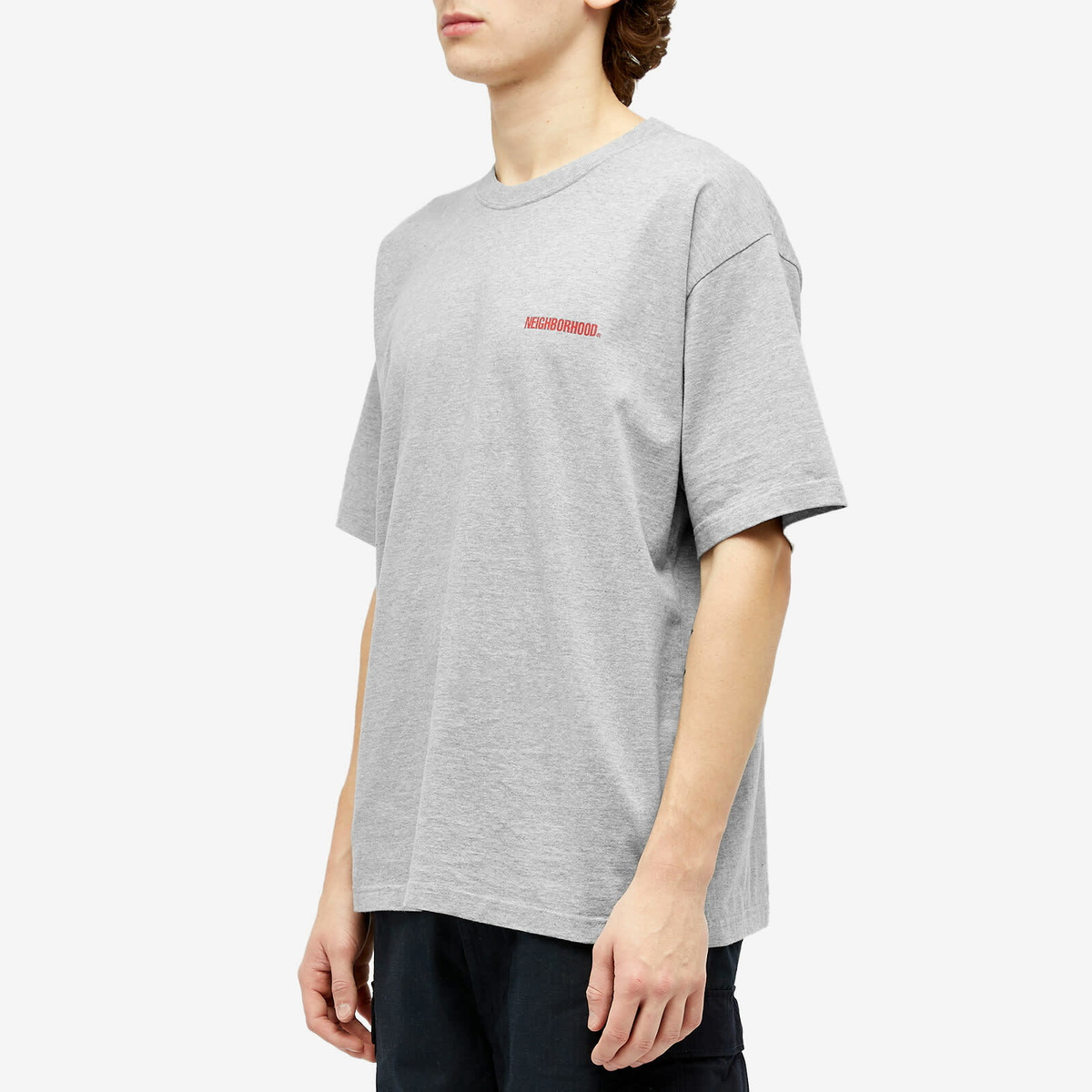 Neighborhood Men's SS-4 T-Shirt in Grey Neighborhood