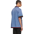 Gucci Blue Chambray Bowling Shirt